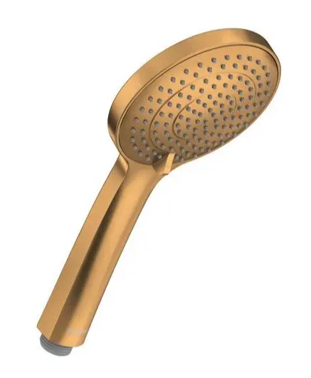 Duravit dušas - rokas duša, 3 strūklas veidi, MinusFlow, birstēts bronzas tonis UV0652016004