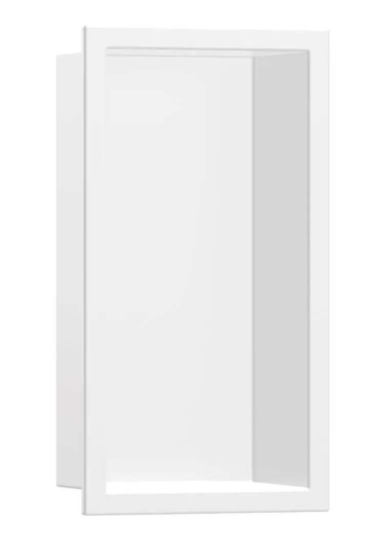 Hansgrohe XtraStoris Original - sienas niša ar rāmi, 30x15x10 cm, balts matēts 56057700