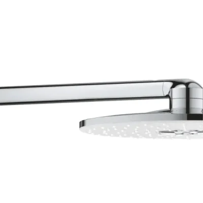 Grohe Rainshower SmartActive - galvas duša 310, izvirzījums 43 cm, 2 strūklas, Moon White 26475LS0