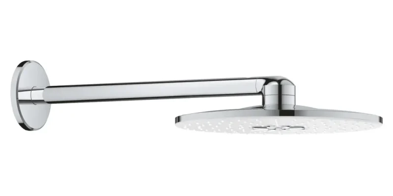 Grohe Rainshower SmartActive - galvas duša 310, izvirzījums 43 cm, 2 strūklas, Moon White 26475LS0