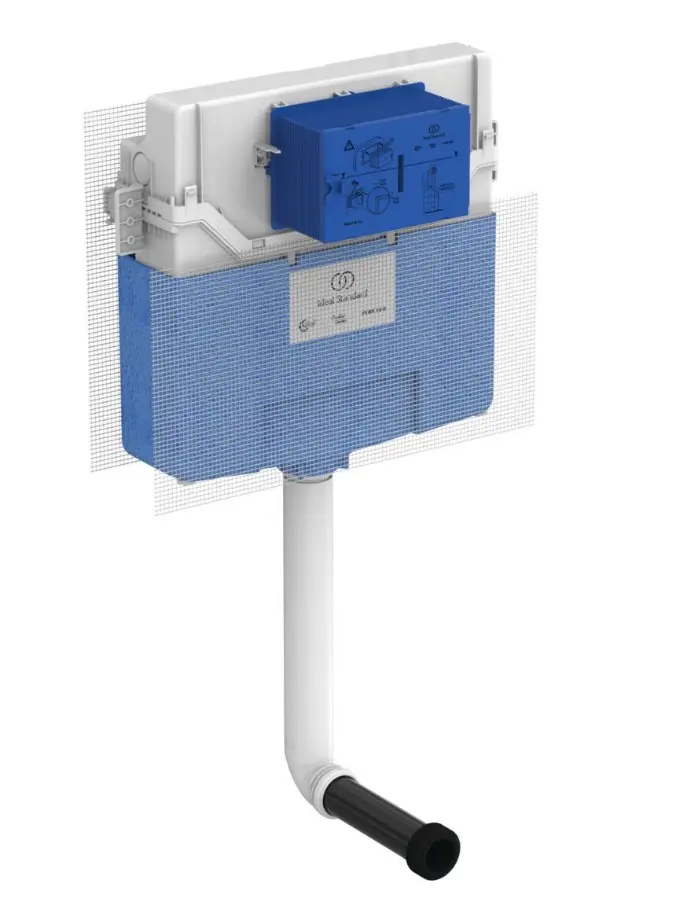 Ideal Standard ProSys - zemapmetuma skalošanas tvertne sienas WC R015667