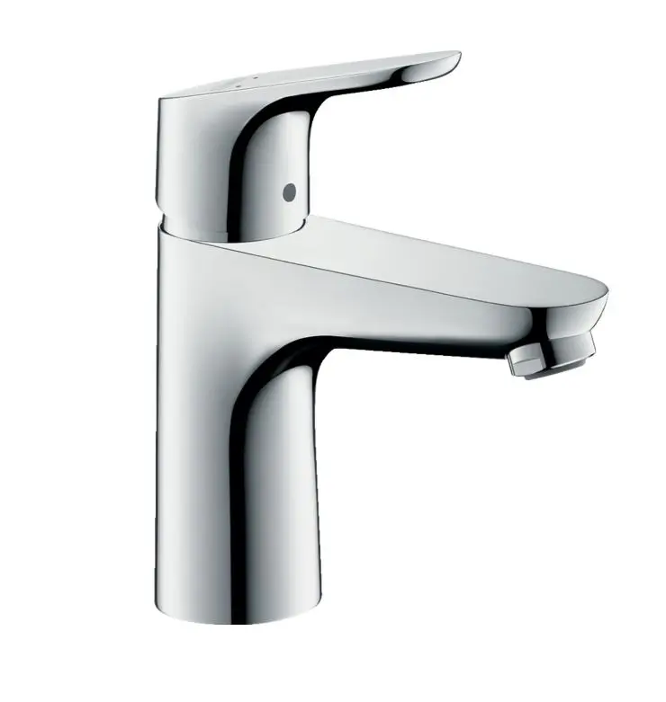 Hansgrohe Focus E2 - izlietnes vienas sviras maisītājs 100, LowFlow 3,5 l/min, ar noteces komplektu, hromēts 31603000