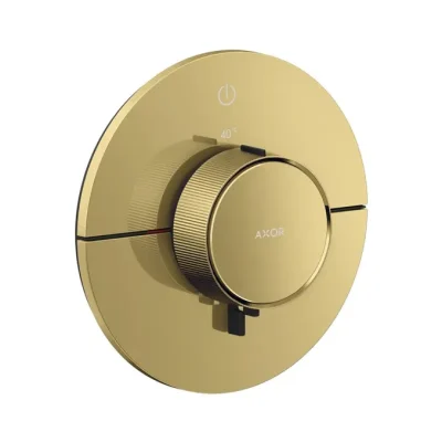 Axor ShowerSelect ID - zemapmetuma termostata maisītājs, pulēta zelta apdare 36756990