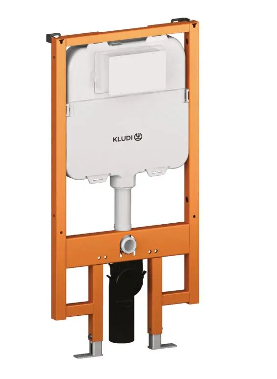 Kludi Unifix - priekšsienas elements sienas WC, augstums 114 cm 79102