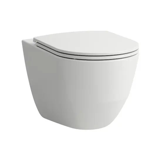Laufen Pro - pie sienas stiprināms WC Comfort, Rimless, balts H8219620000001