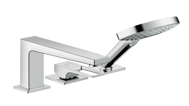 Hansgrohe Metropol - vannas maisītājs vannas malai, 3 caurumu montāža, hroms 74551000