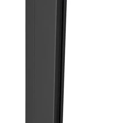 Polysan Zoom Line - paplašināšanas profils Black, 15 mm, augstums 1900 mm, paredzēts sienas fiksācijas profilam, matēti melns ZL915B