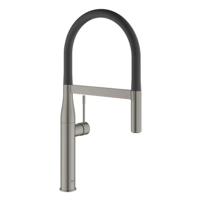Grohe Essence - virtuves izlietnes maisītājs, Hard Graphite birstēts 30294AL0