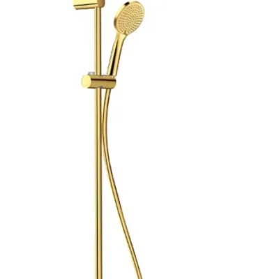 Duravit dušas - dušas komplekts ar termostatu, diametrs 25 cm, 3 strūklas veidi, zelts TH4282008034