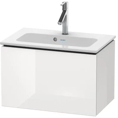 Duravit L-Cube - izlietnes apakšskapis Compact, 40x62x39 cm, 1 atvilktne, balts spīdīgs LC615602222