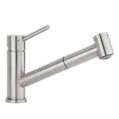 Villeroy & Boch Como - virtuves izlietnes maisītājs ar izvelkamu dušu, nerūsējošais tērauds 927200LC