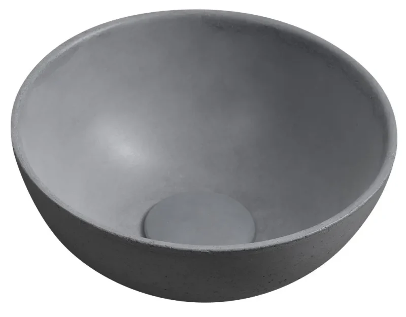 Sapho Small - uzliekamā roku mazgājamā izlietne, diametrs 26 cm, bez pārplūdes, pelēka MR26017