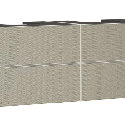 Hansgrohe Xevolos E - izlietnes apakšskapītis 137x56x55 cm, 4 atvilktnes, matēti bēšs/bronza 54197390