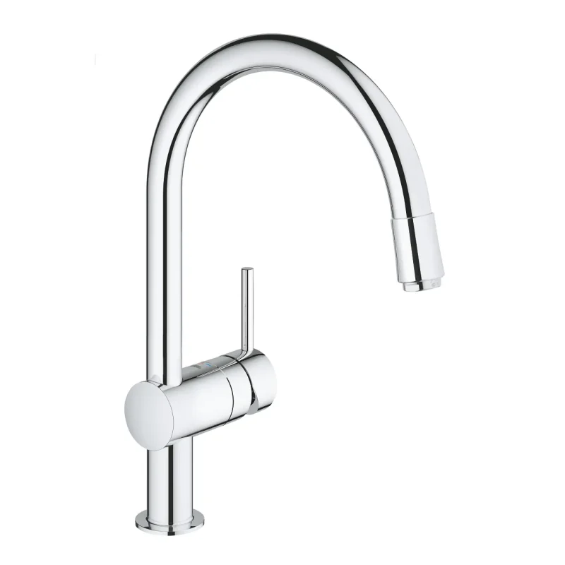 Grohe Minta - virtuves izlietnes vienas sviras maisītājs, hromēts 3291800E