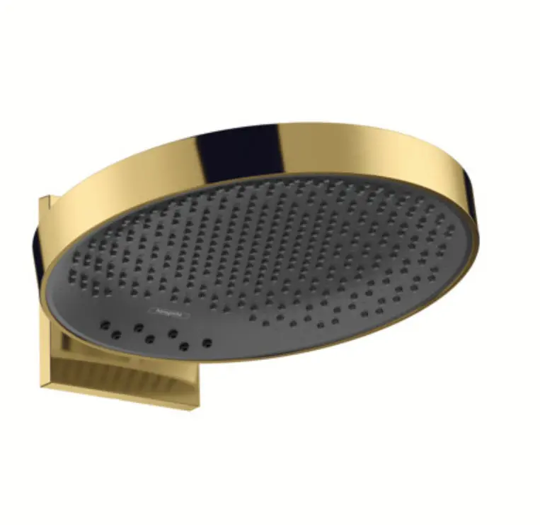 Hansgrohe Rainfinity - galvas duša 360 ar pieslēgumu, 3 strūklu veidi, pulēts zelts 26234990