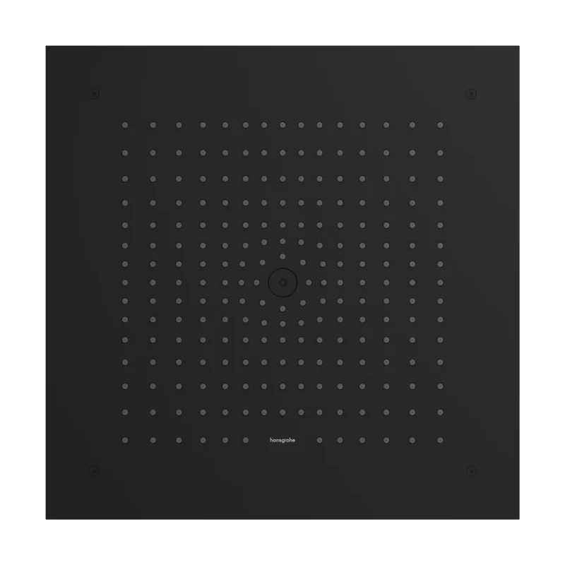 Hansgrohe Raindance E - galvas duša, 40x40 cm, matēti melna 26252670