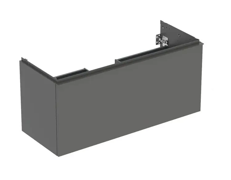 Geberit Acanto - izlietnes apakšskapītis, 118x54x48 cm, 2 atvilktnes, Lava 503.006.JK.1