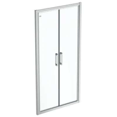 Ideal Standard Connect 2 - dušas durvis 100 cm, Silver Bright/caurspīdīgs stikls K9296EO