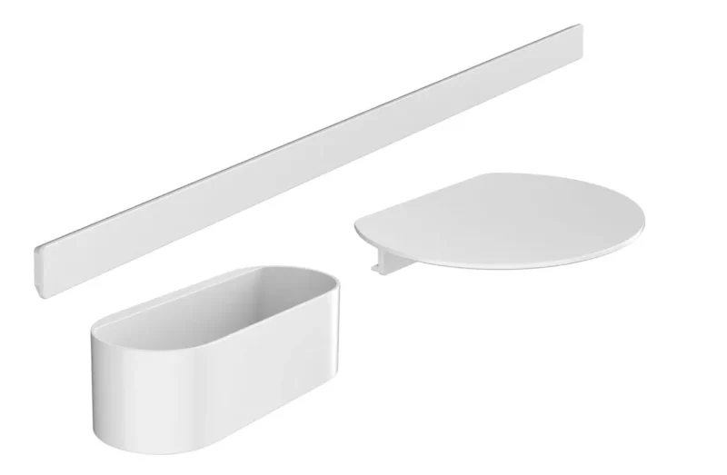 Hansgrohe WallStoris - vannas istabas aksesuāri, matēti balta 27966700