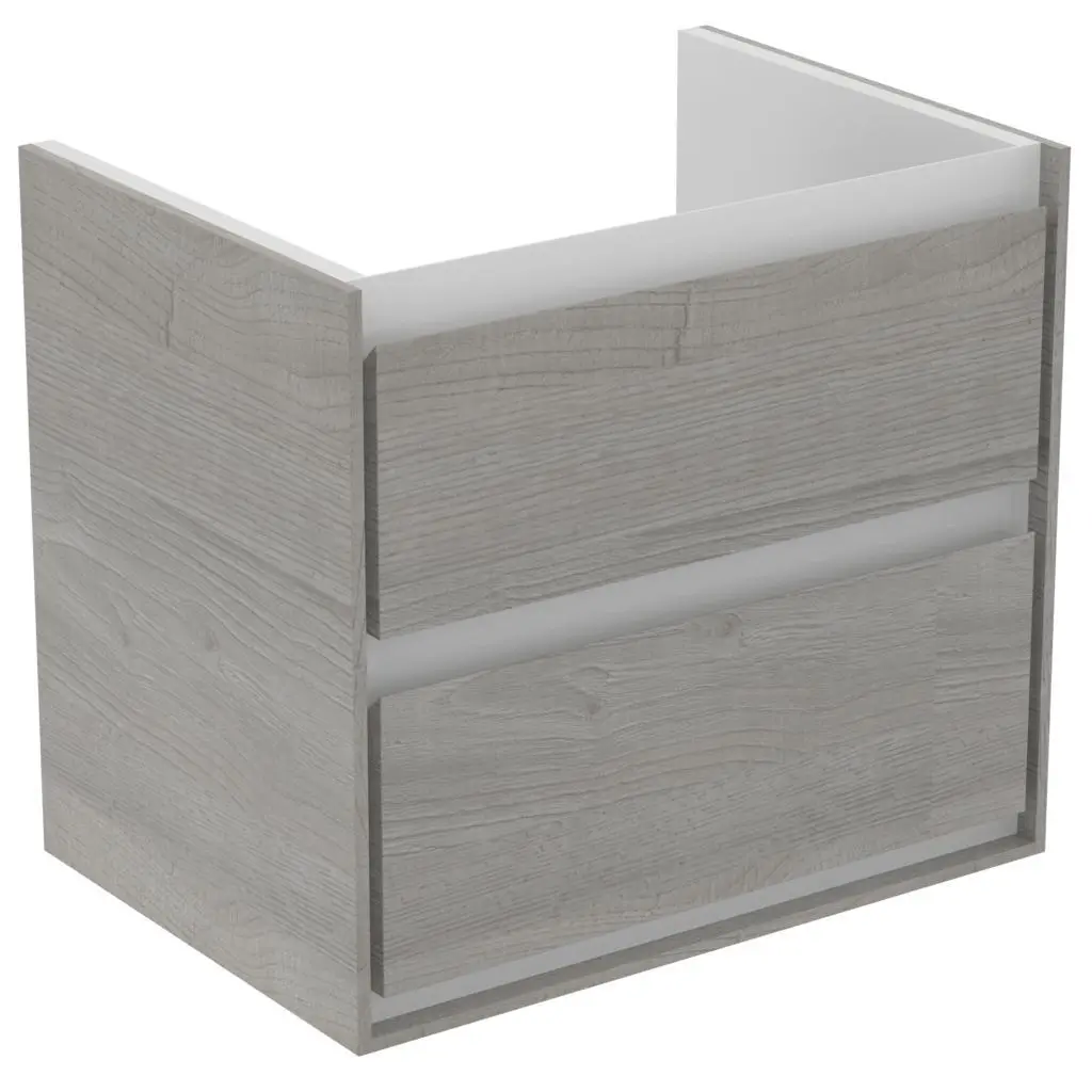 Ideal Standard Connect Air - Izlietnes skapītis 58x41x52 cm, pelēks ozols/balts matēts E1605PS
