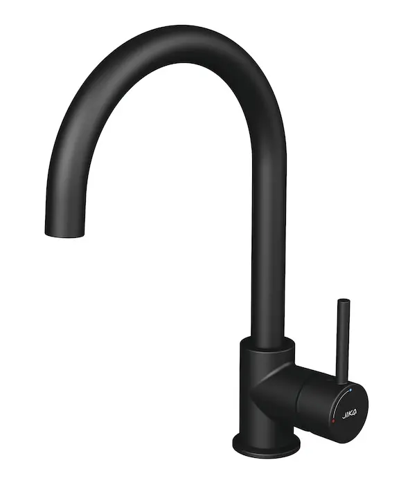 Jika Mio Style - virtuves izlietnes maisītājs, Cold Start, matēti melns H3512F17162601