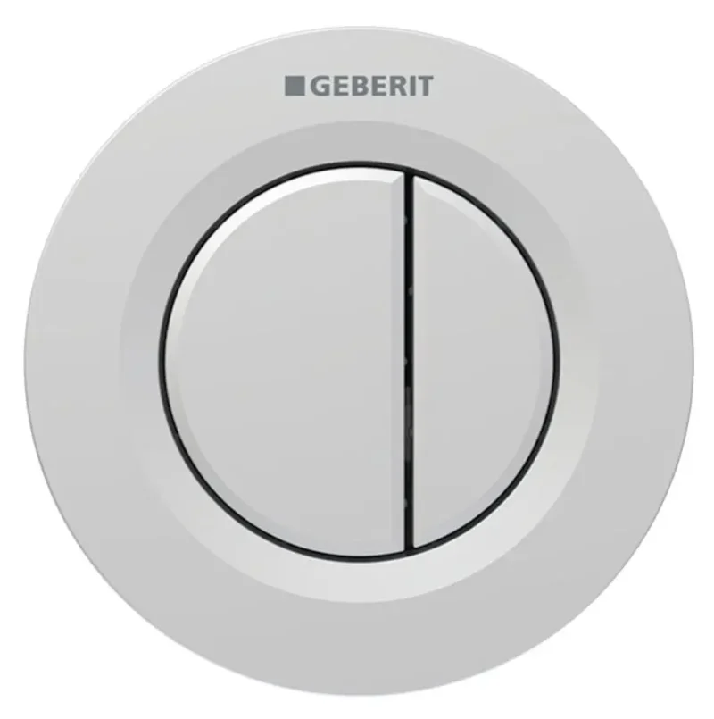 Geberit skalošanas sistēmas - attālināta skalošanas aktivizēšana tips 01, 2 režīmu skalošana, easy to clean, hroms matēts 116.042.JQ.1