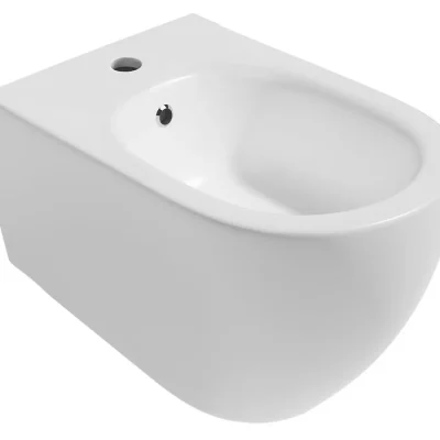 Sapho Isvea - piekaramā bidē, ar pārplūdi, ar caurumu maisītājam, balta 10NF41001