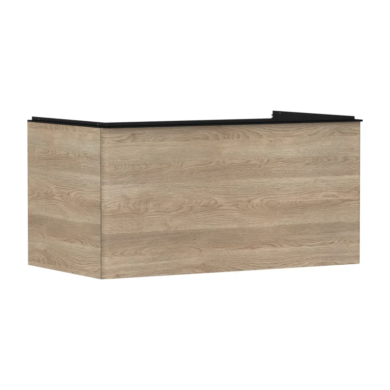 Hansgrohe Xelu Q - izlietnes apakšskapītis, 50x98x55 cm, 1 atvilktne, dabīgs ozols/matēti melns 54060670