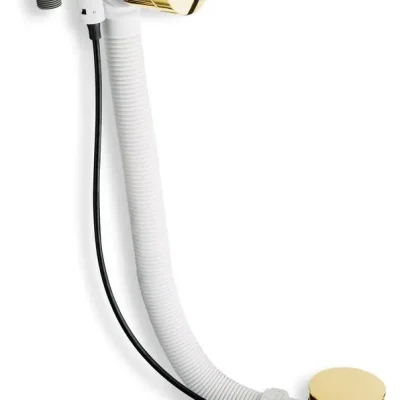 Polysan - vannas noteces un pārplūdes komplekts ar piepildīšanu, garums 78 cm, zelta 71685G