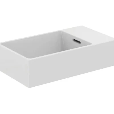 Ideal Standard Extra - rokas izlietne 45x25 cm, ar pārplūdi, bez jaucējkrāna cauruma, balta T392201