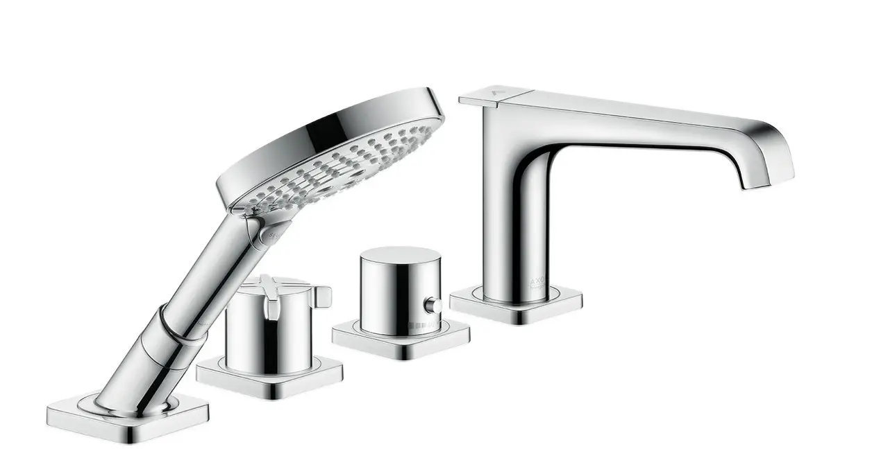 Axor Citterio E - termostata vannas maisītājs, 4 caurumu montāža, hroms 36411000