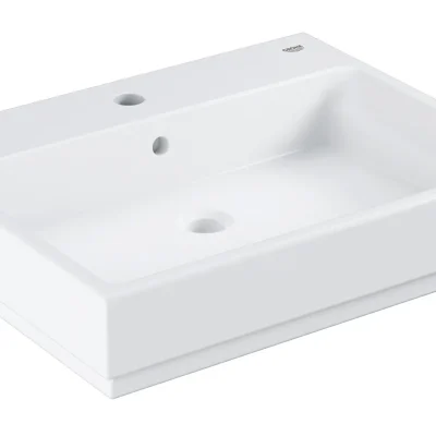 Grohe Cube Ceramic - izlietne ar pārplūdi, 60x49 cm, PureGuard, Alpu balta 3947700H
