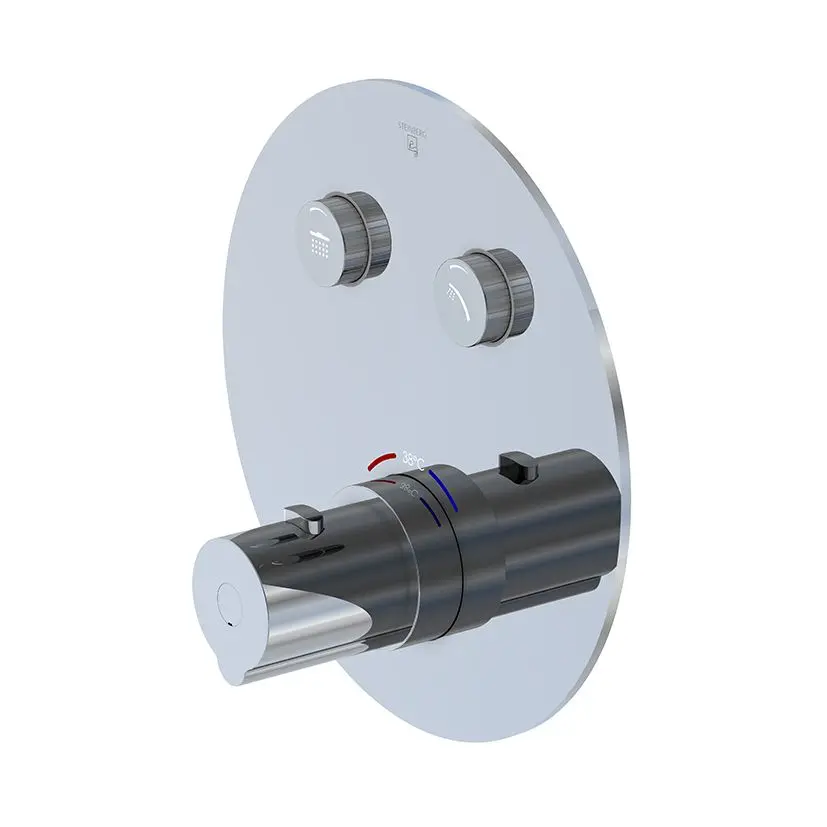 Steinberg 390 - zemapmetuma termostata maisītājs 2 patērētājiem, hromēts 390 4321 3