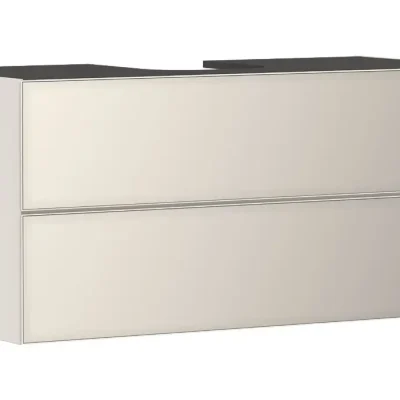 Hansgrohe Xevolos E - izlietnes apakškabinets 118x56x55 cm, 2 atvilktnes, matēti bēšs/metāliski bēšs 54194790