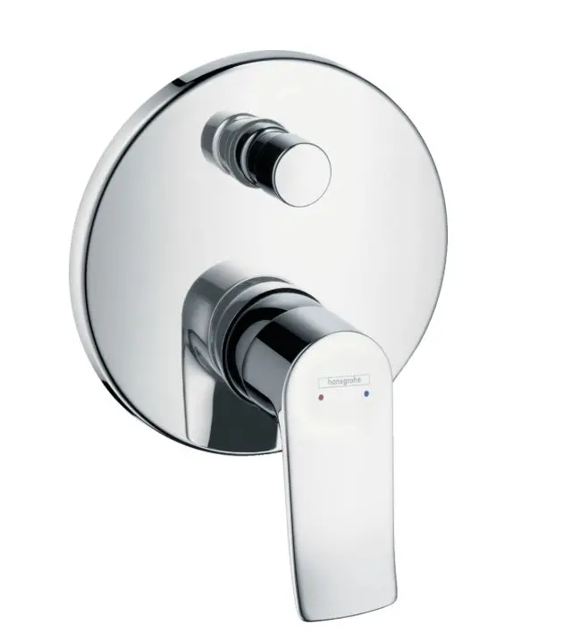 Hansgrohe Metris New - vannas vienas sviras maisītājs, zemapmetuma montāža, hroms 31487000