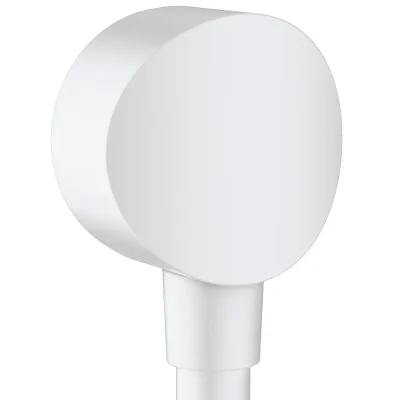 Hansgrohe Fixfit - dušas līkums S ar pretvārstu, balts matēts 26453700