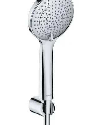 Duravit dušas - rokas dušas komplekts, turētājs un šļūtene, 3 strūklas veidi, hroms UV0712002010