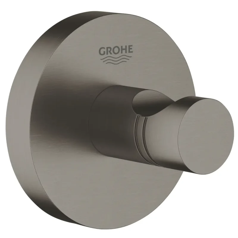 Grohe Essentials - peldmēteļa āķis, Hard Graphite birstēts 40364AL1