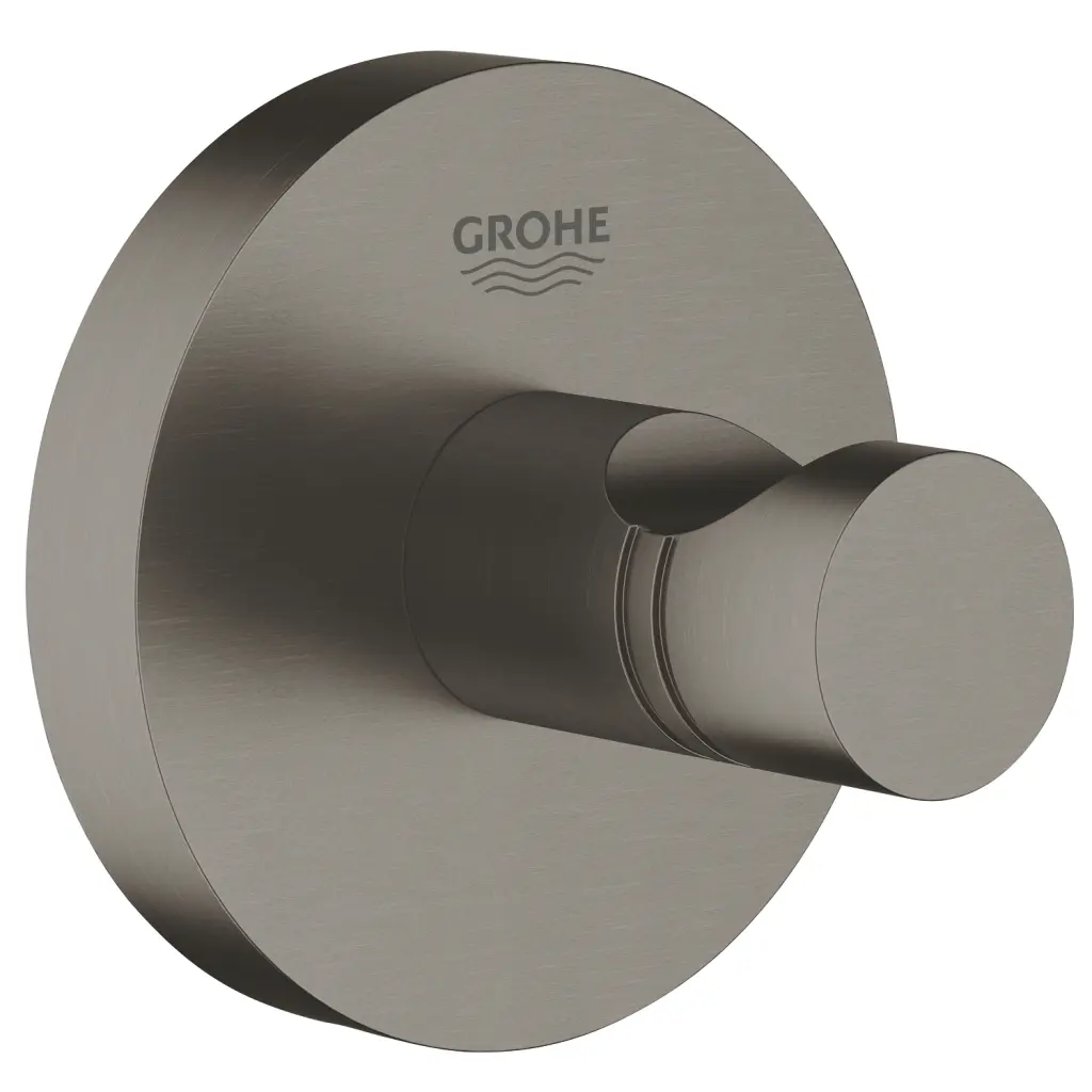 Grohe Essentials - peldmēteļa āķis, Hard Graphite birstēts 40364AL1