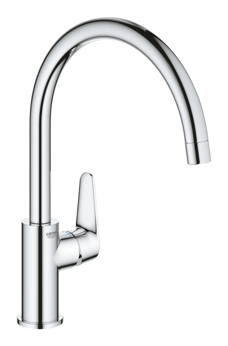 Grohe BauCurve - virtuves izlietnes maisītājs, hromēts 31536001