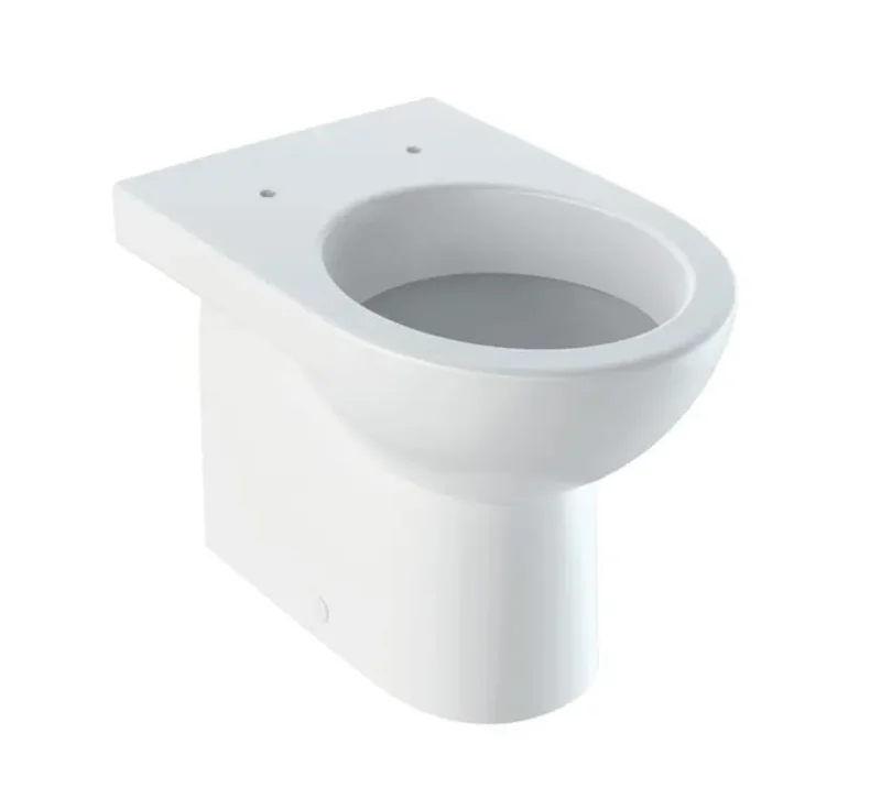 Geberit Selnova Square - stāvošs WC, 530x355 mm, bez skalošanas malas, balts 500.286.01.7