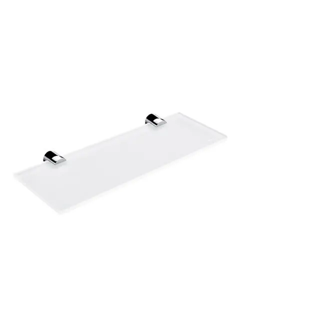 Nimco Bormo - plaukts, garums 30 cm, piena stikls/hroms BR 11091B-30-26