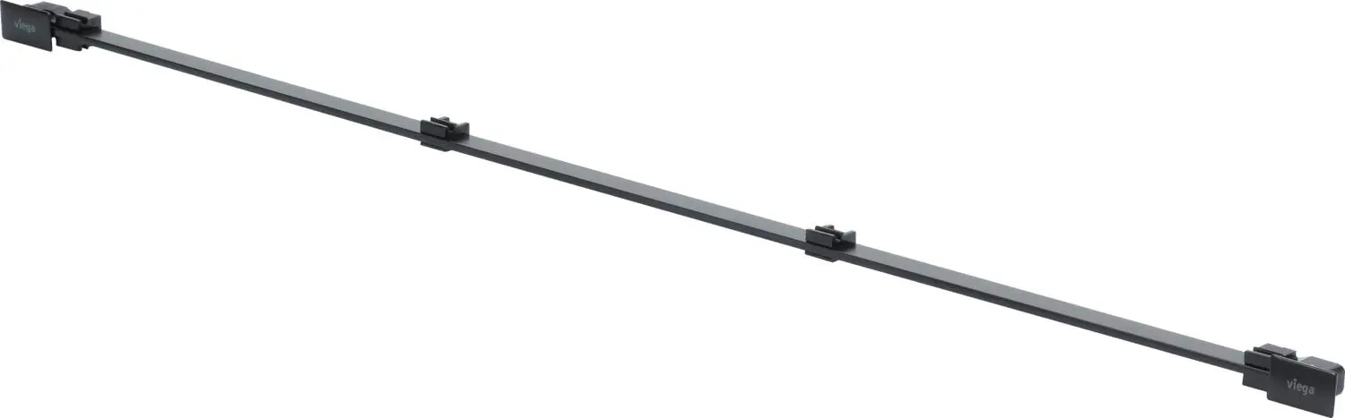 Viega Advantix Vario - režģis sienas dušas notekai Advantix Vario 30-120 cm, melns 736583