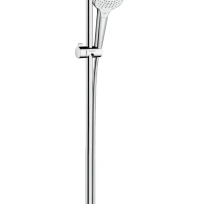 Hansgrohe Croma Select E - dušas komplekts Vario 0,90 m, EcoSmart 9 l/min, balts / hromēts 26593400