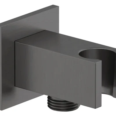 Kludi A-Qa - dušas līkums ar turētāju, matēts gunmetal 65569N2-00