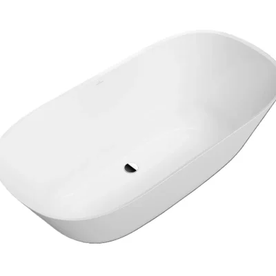 Villeroy & Boch Theano - brīvi stāvoša vanna, 155x75 cm, Alpu balts UBQ155ANH7F200V-01