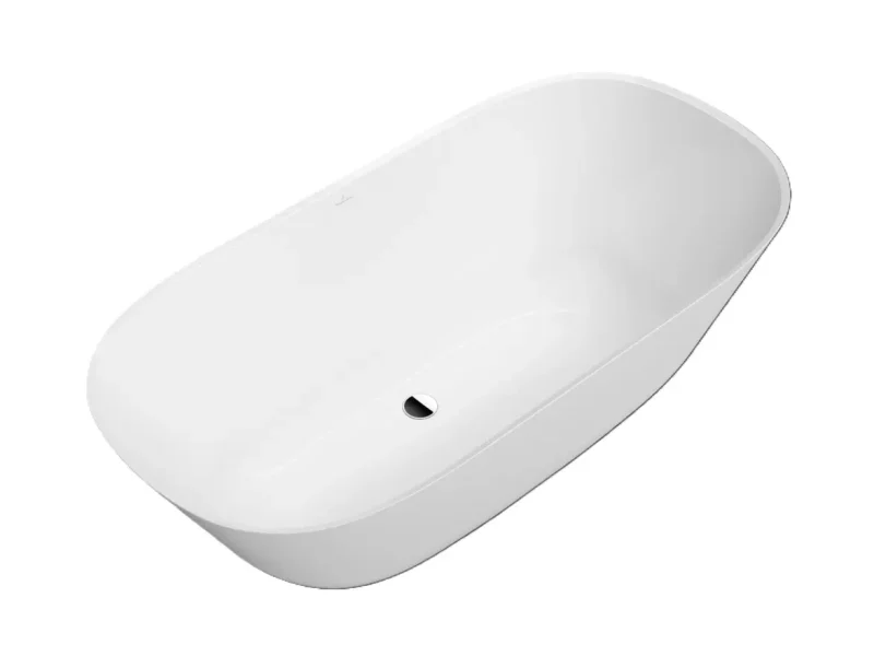 Villeroy & Boch Theano - brīvi stāvoša vanna, 155x75 cm, Alpu balts UBQ155ANH7F200V-01