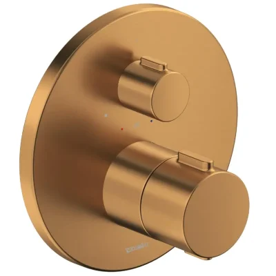Duravit - zemapmetuma termostatisks maisītājs, birstēts bronza TH4200016004