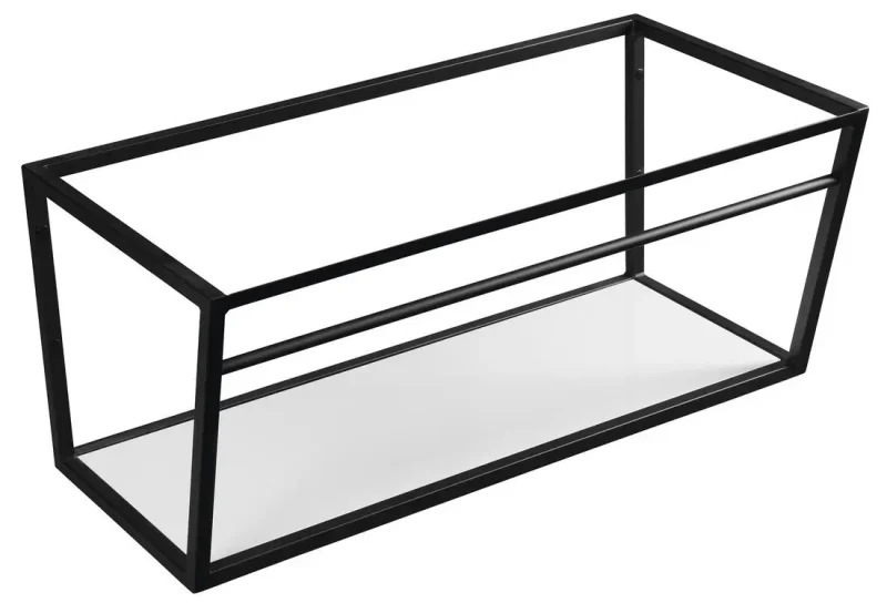Sapho Ska - konstrukcija ar darba virsmu zem izlietnes, 90 cm, matēti melns SKA103