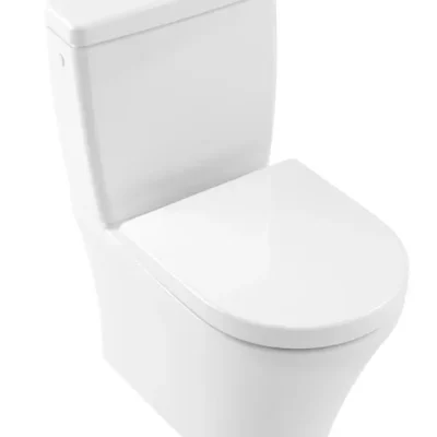 Villeroy & Boch O.novo - WC kombi pods, aizmugurējais izvads, Rimless, DirectFlush, Alpu balts 4625R001